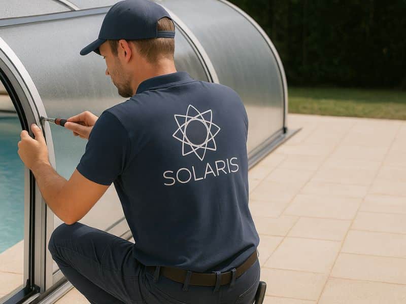 Réparation d&rsquo;abris piscine Voroka : l’expertise SOLARIS à votre service