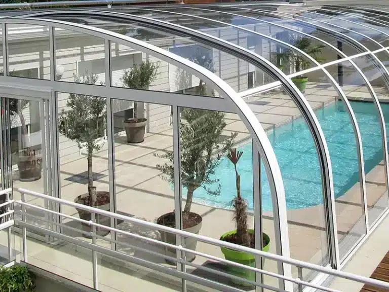 Abri pour piscine 8x4 mètres